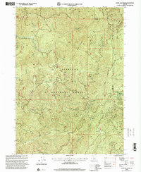 Ophir Mountain 1998 topographic map thumbnail