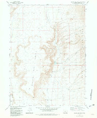 Oregon End Table 1981 topographic map thumbnail
