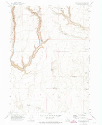 Orejana Canyon 1971 topographic map thumbnail