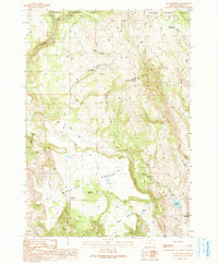Otis Mountain 1990 topographic map preview