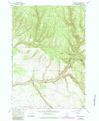 Owens Butte 1967 topographic map thumbnail