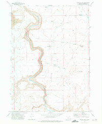 Owyhee Butte 1972 topographic map thumbnail