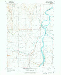 Owyhee 1967 topographic map thumbnail