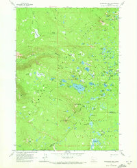 Packsaddle Mtn 1963 topographic map thumbnail