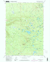 Packsaddle Mtn 1963 topographic map thumbnail