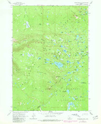 Packsaddle Mtn 1963 topographic map thumbnail