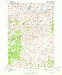 Painted Hills 1968 topographic map thumbnail