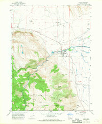 Paisley 1966 topographic map preview