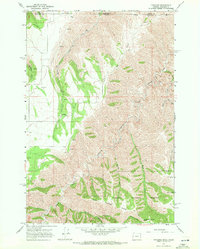 Paradise 1967 topographic map thumbnail