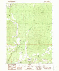 Parker Mtn 1988 topographic map thumbnail