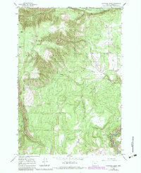 Partridge Creek 1964 topographic map thumbnail