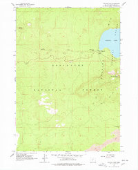 Paulina Peak 1963 topographic map thumbnail