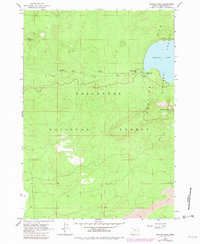 Paulina Peak 1963 topographic map thumbnail