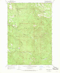Pearson Ridge 1967 topographic map thumbnail