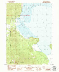 Pelican Bay 1985 topographic map thumbnail