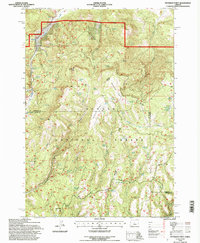 Peterson Point 1992 topographic map preview