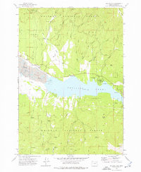 Phillips Lake 1972 topographic map thumbnail