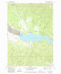 Phillips Lake 1972 topographic map thumbnail