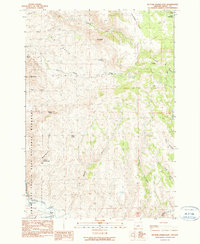 Picture Gorge East 1990 topographic map thumbnail