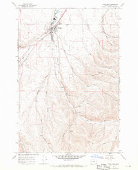 Pilot Rock 1967 topographic map preview