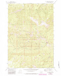 Pine Creek Mtn 1972 topographic map thumbnail
