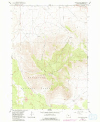 Pine Mountain 1967 topographic map thumbnail
