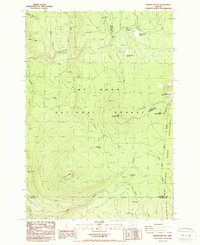 Pinhead Buttes 1986 topographic map thumbnail