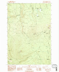 Pinhead Buttes 1986 topographic map thumbnail