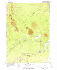 Pistol Butte 1963 topographic map thumbnail