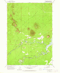 Pistol Butte 1963 topographic map thumbnail