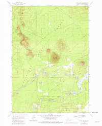 Pistol Butte 1963 topographic map thumbnail