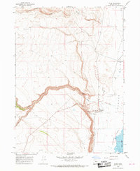 Plush 1967 topographic map preview