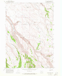 Poison Springs 1968 topographic map thumbnail