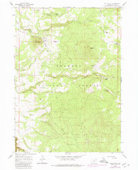 Pole Butte 1966 topographic map preview