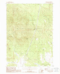 Ponina Butte 1988 topographic map thumbnail