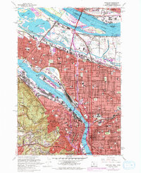 Portland 1961 topographic map preview
