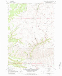 Postage Stamp Butte 1962 topographic map thumbnail