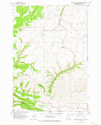 Postage Stamp Butte 1962 topographic map thumbnail