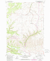 Postage Stamp Butte 1962 topographic map thumbnail