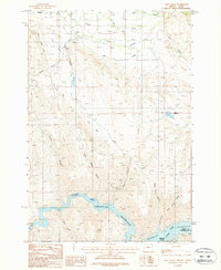 Posy Valley 1987 topographic map preview