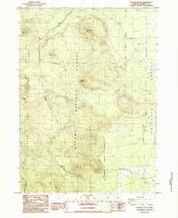 Pothole Butte 1985 topographic map thumbnail