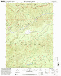 Potter Mountain 1998 topographic map thumbnail