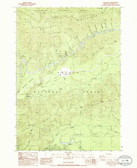 Potter Mtn 1986 topographic map thumbnail