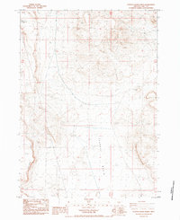 Poverty Basin North 1984 topographic map thumbnail