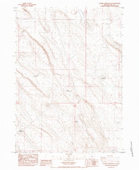 Poverty Basin South 1984 topographic map thumbnail
