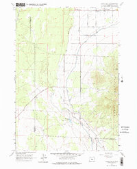 Powell Butte 1962 topographic map preview
