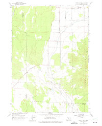 Powell Butte 1962 topographic map thumbnail