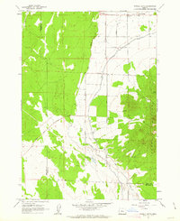 Powell Butte 1962 topographic map preview