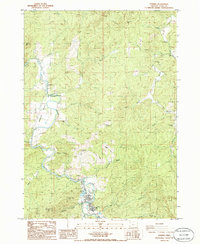 Powers 1986 topographic map thumbnail