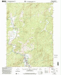 Powers 1998 topographic map thumbnail